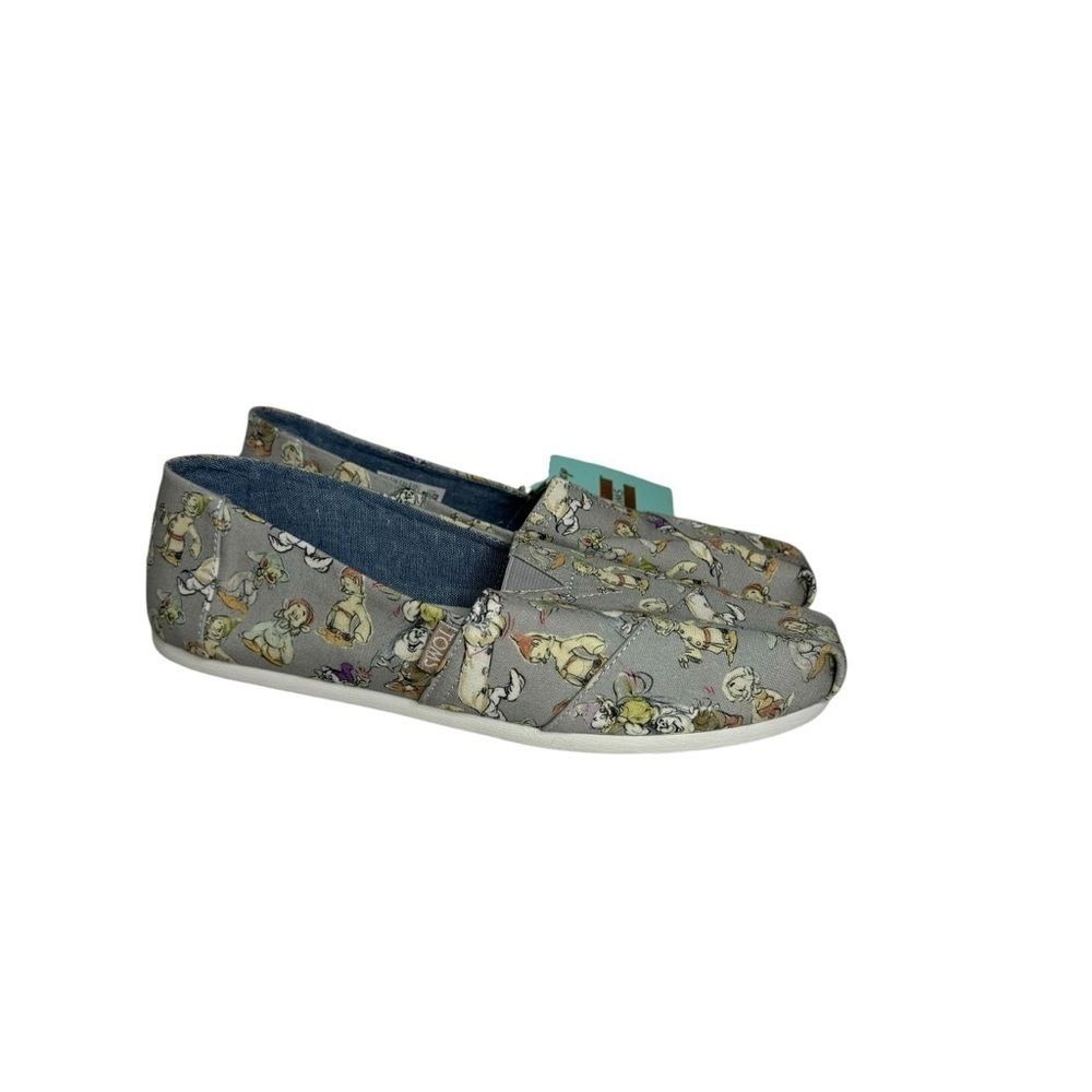Toms x Disney The Seven Dwarfs Classic Slip-On Shoes Grey 10